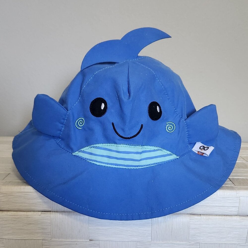 Toddler Shark Sun Hat & Swim Shorts size 6-12 months UPF50+